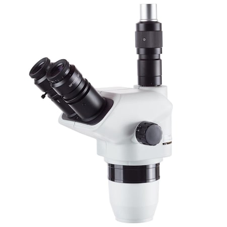 Amscope 6.7X-180X Trinocular Stereo Zoom Microscope Head w Focusable Eyepieces ZM67180NT